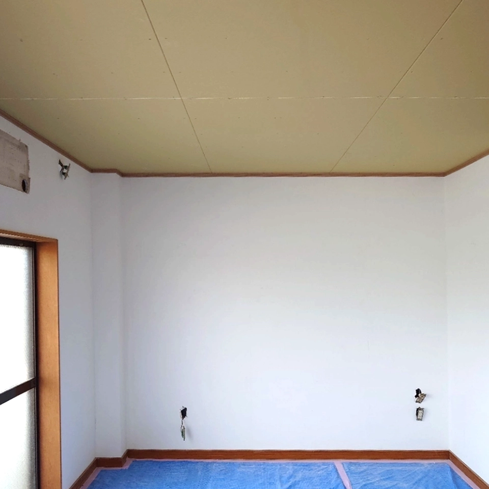 天井プラスターボード張り替え